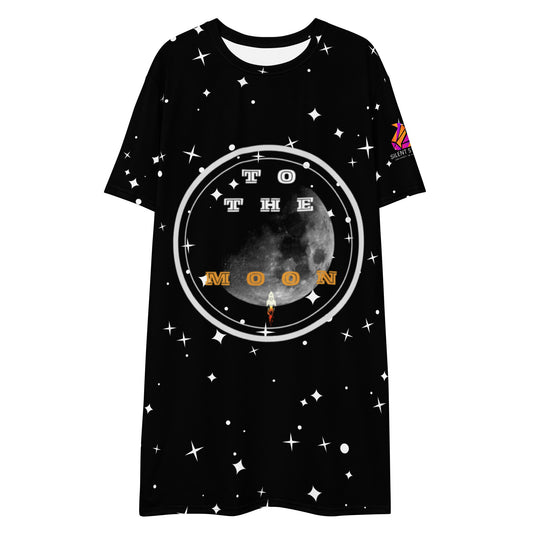 To The Moon – Oversized T-Shirt Dress