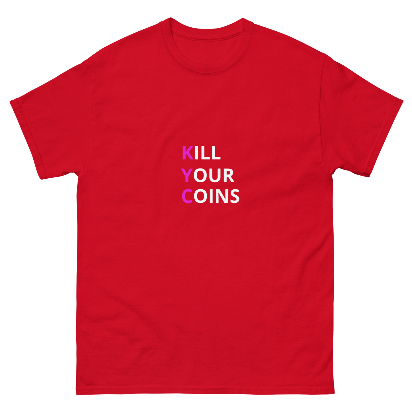 "Say No to KYC" – Lightweight Cotton T-Shirt