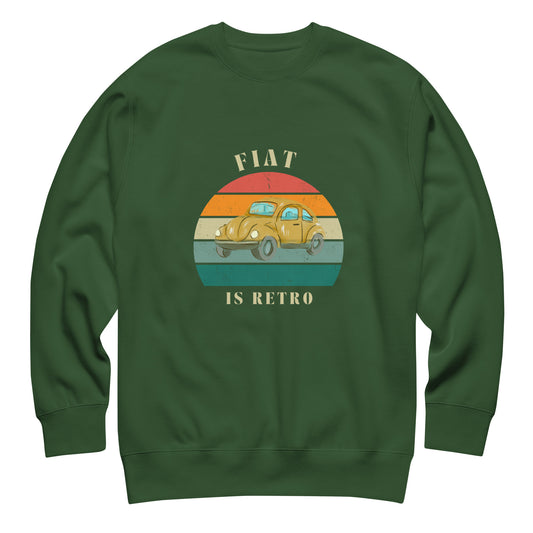 Retro Edition "Fiat Is Retro" – Classic Fleece Sweatshirt