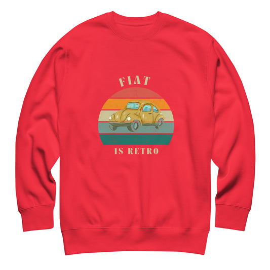 Retro Edition "Fiat Is Retro" – Classic Fleece Sweatshirt