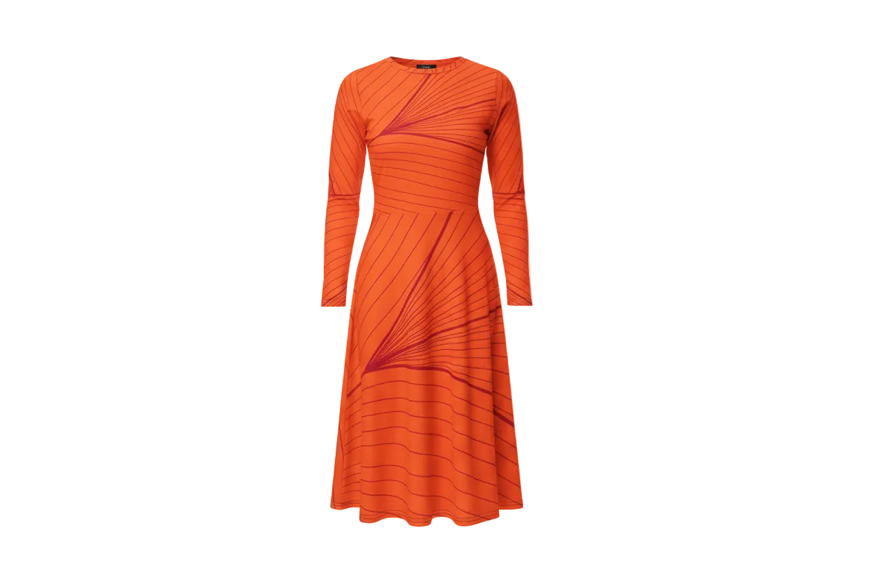 The Orange Pill Dress – Bold, Flattering, Unapologetic