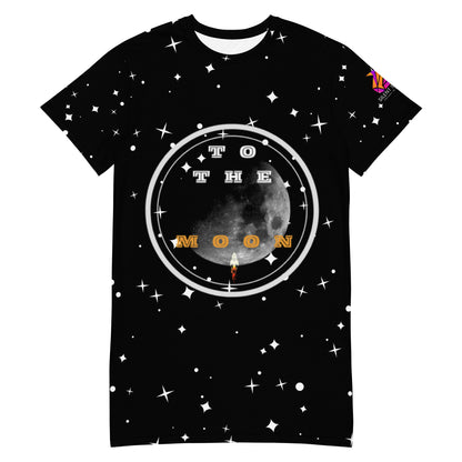 To The Moon – Oversized T-Shirt Dress