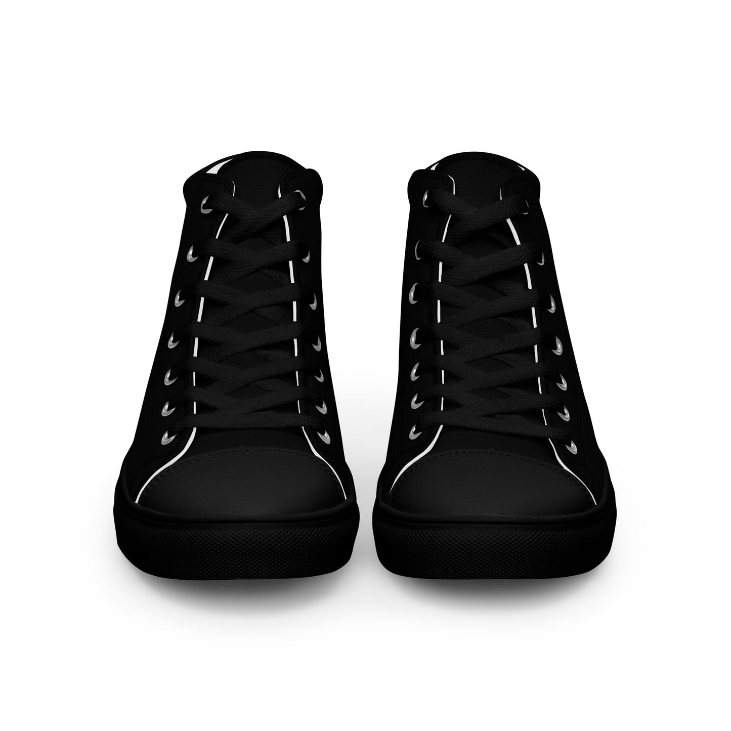 To The Moon – High-Top Canvas Shoes