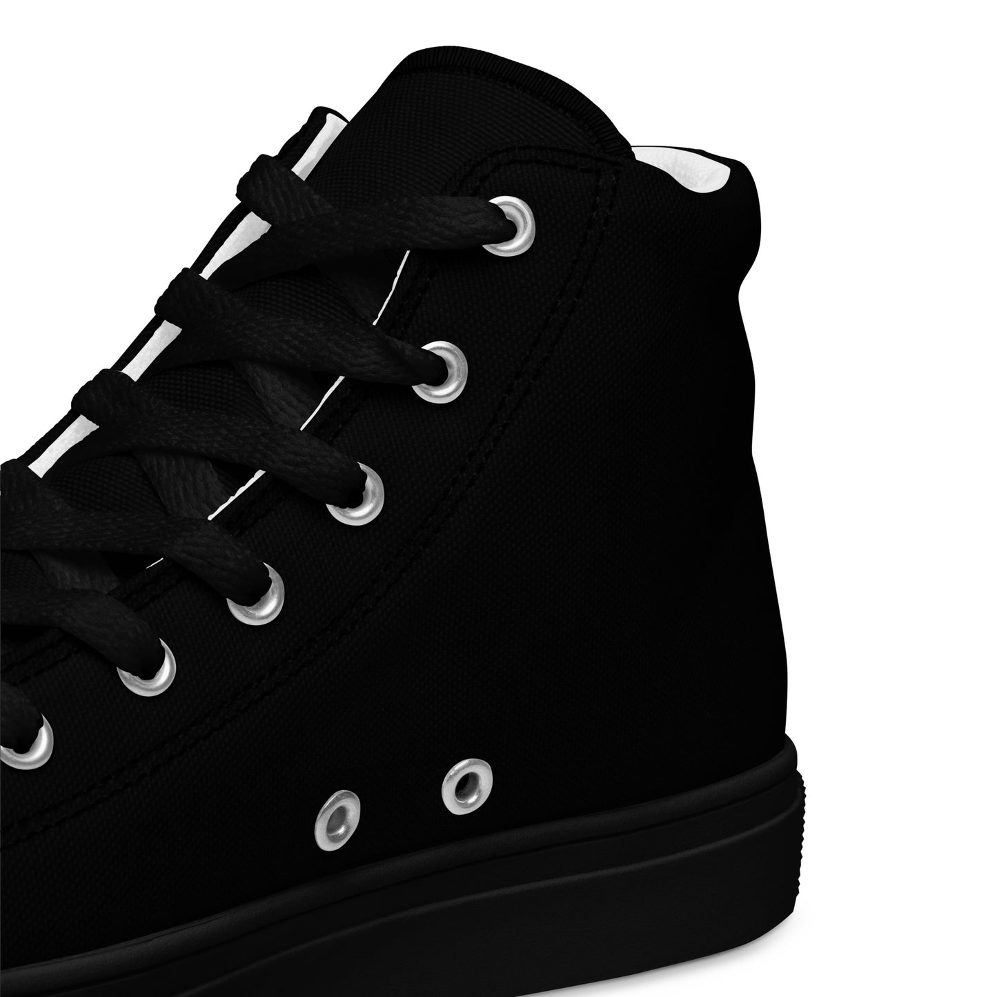 To The Moon – High-Top Canvas Shoes