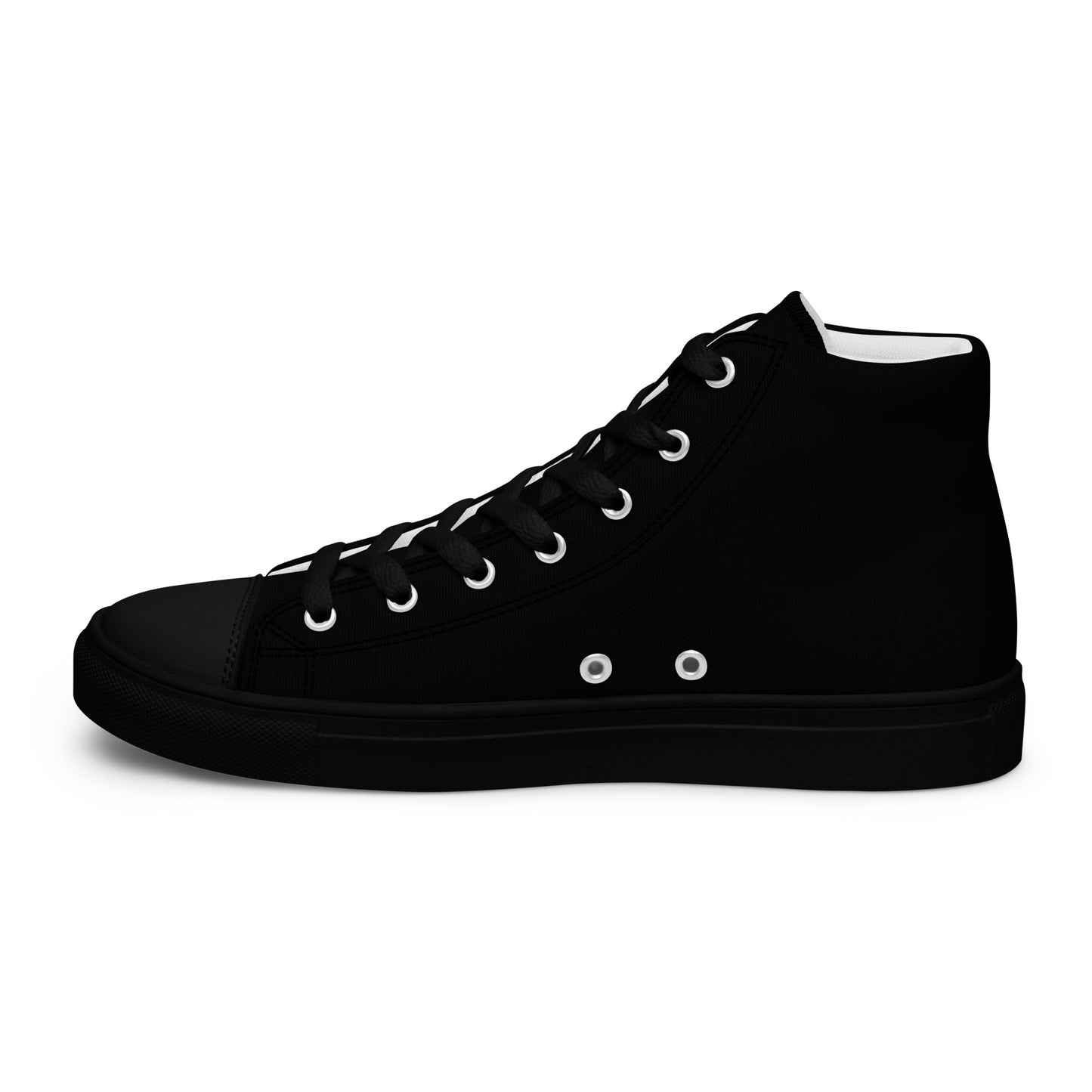 To The Moon – High-Top Canvas Shoes