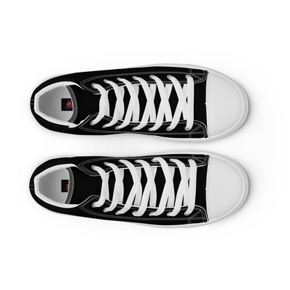 To The Moon – High-Top Canvas Shoes