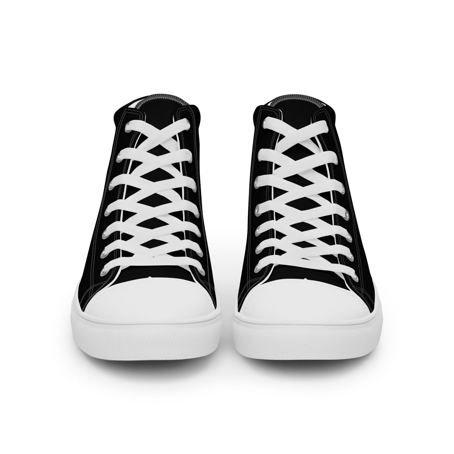 To The Moon – High-Top Canvas Shoes