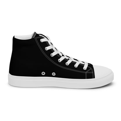 To The Moon – High-Top Canvas Shoes