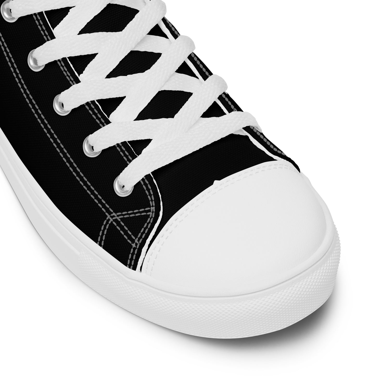 To The Moon – High-Top Canvas Shoes