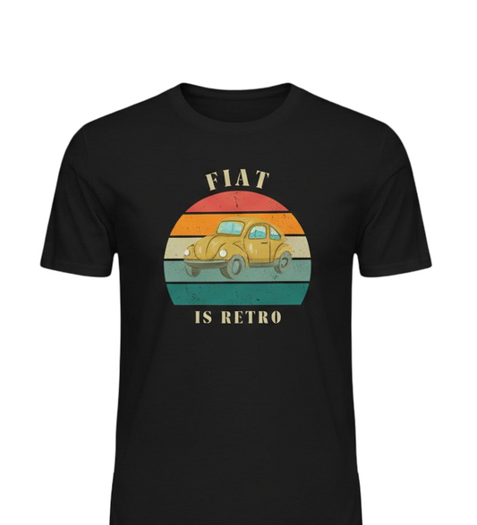 Fiat Is Retro T-Shirt –  Cotton Tee