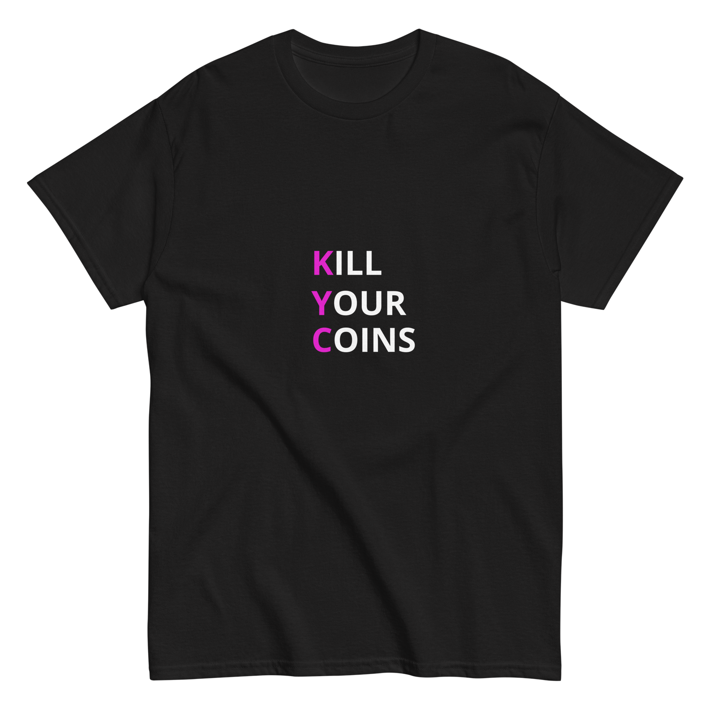 "Say No to KYC" – Lightweight Cotton T-Shirt