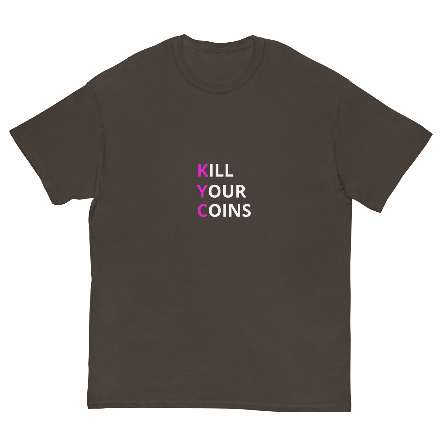 "Say No to KYC" – Lightweight Cotton T-Shirt