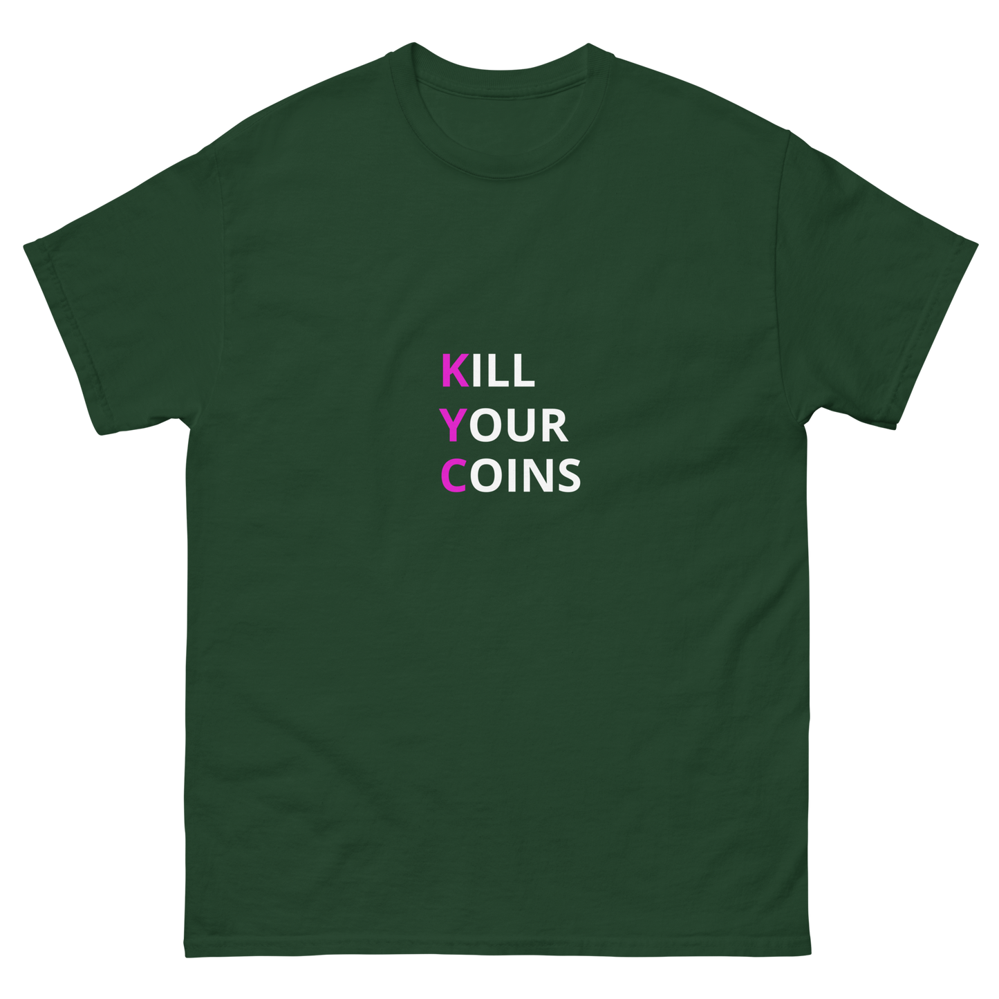 "Say No to KYC" – Lightweight Cotton T-Shirt