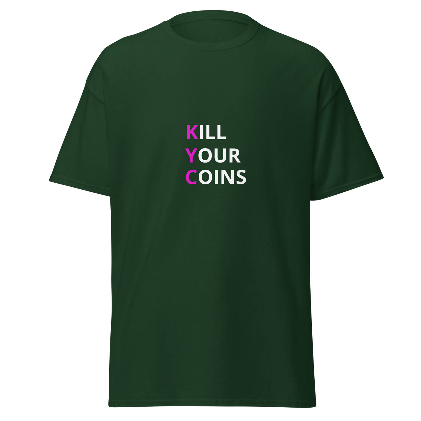 "Say No to KYC" – Lightweight Cotton T-Shirt