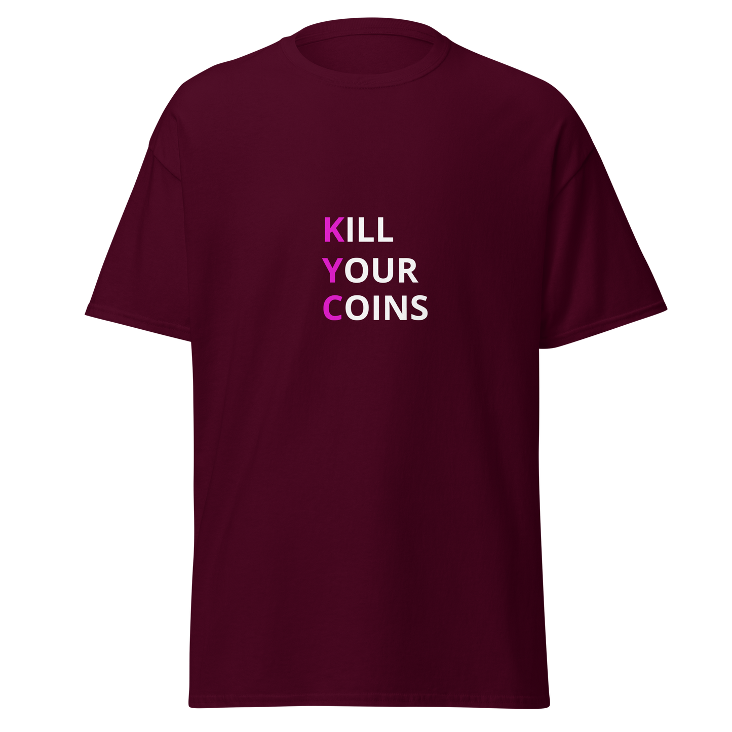 "Say No to KYC" – Lightweight Cotton T-Shirt