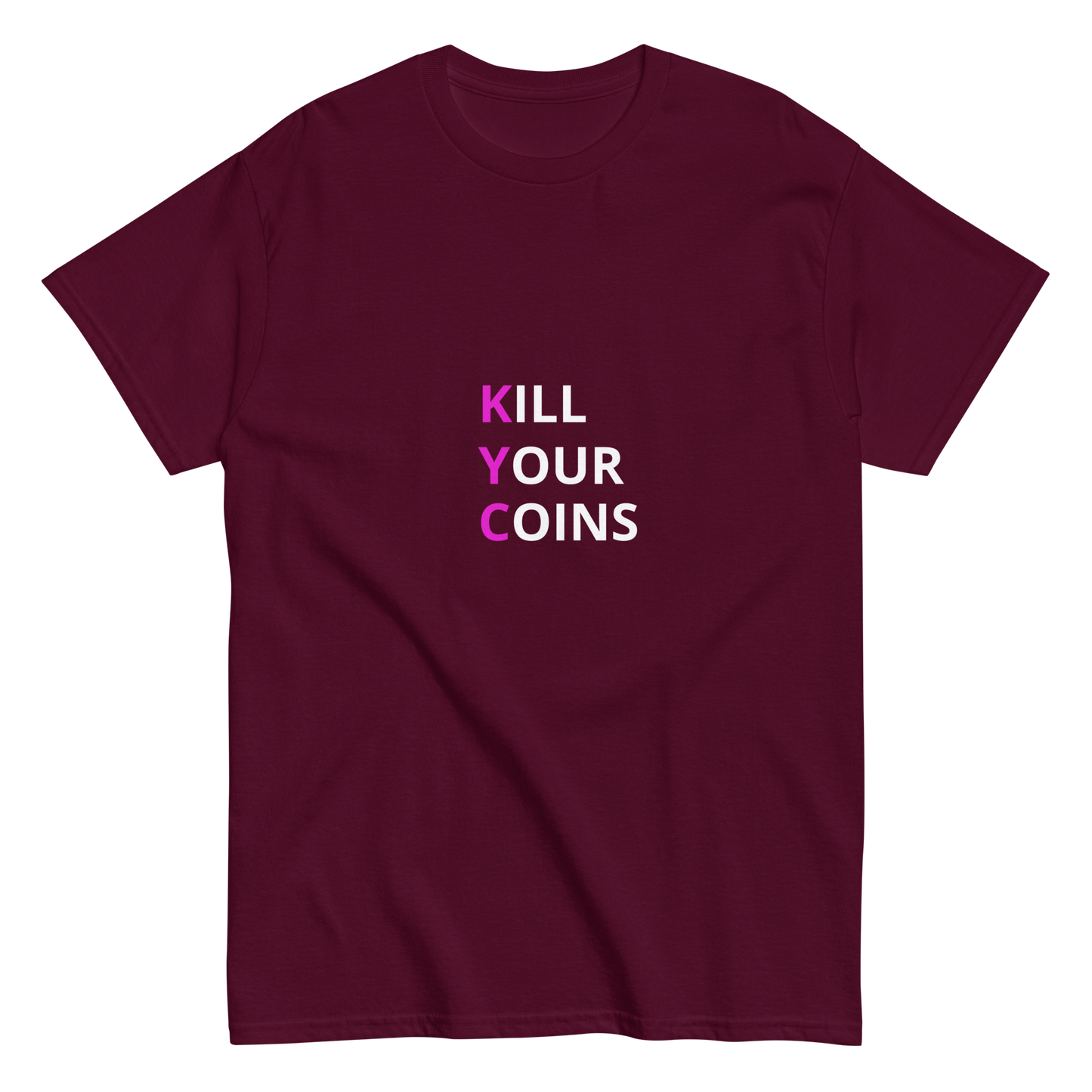 "Say No to KYC" – Lightweight Cotton T-Shirt