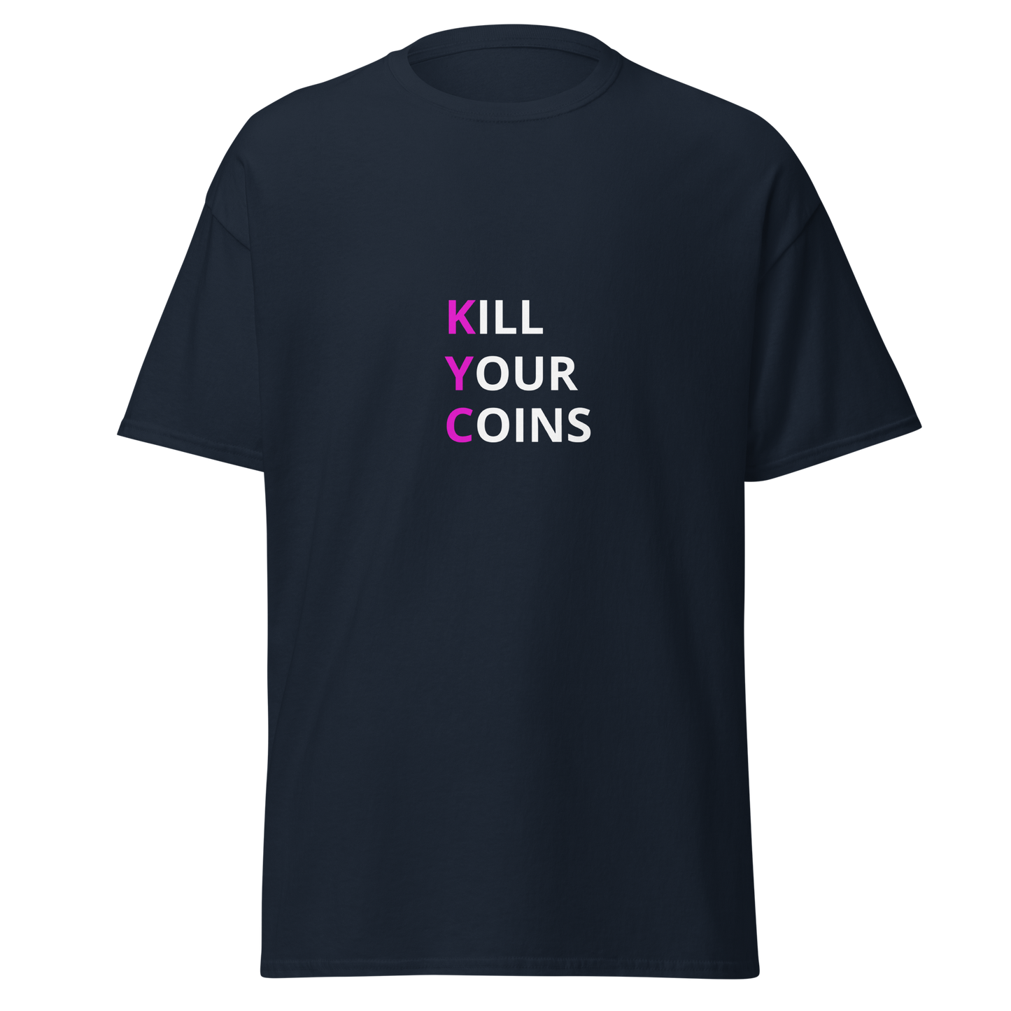 "Say No to KYC" – Lightweight Cotton T-Shirt