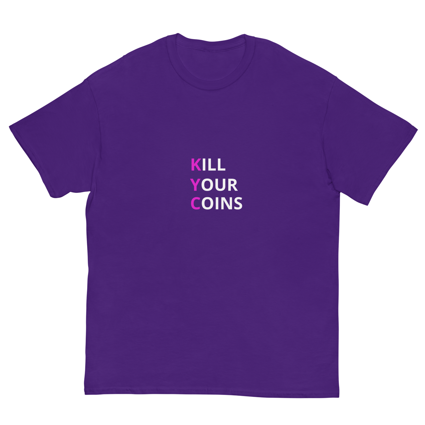 "Say No to KYC" – Lightweight Cotton T-Shirt