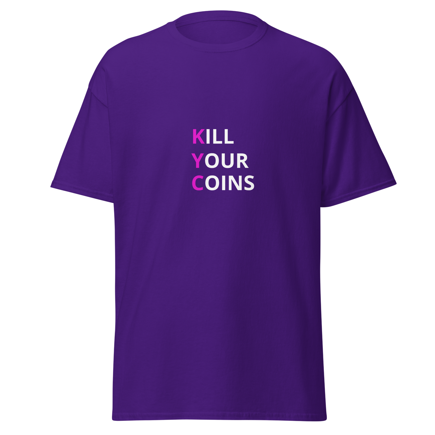 "Say No to KYC" – Lightweight Cotton T-Shirt