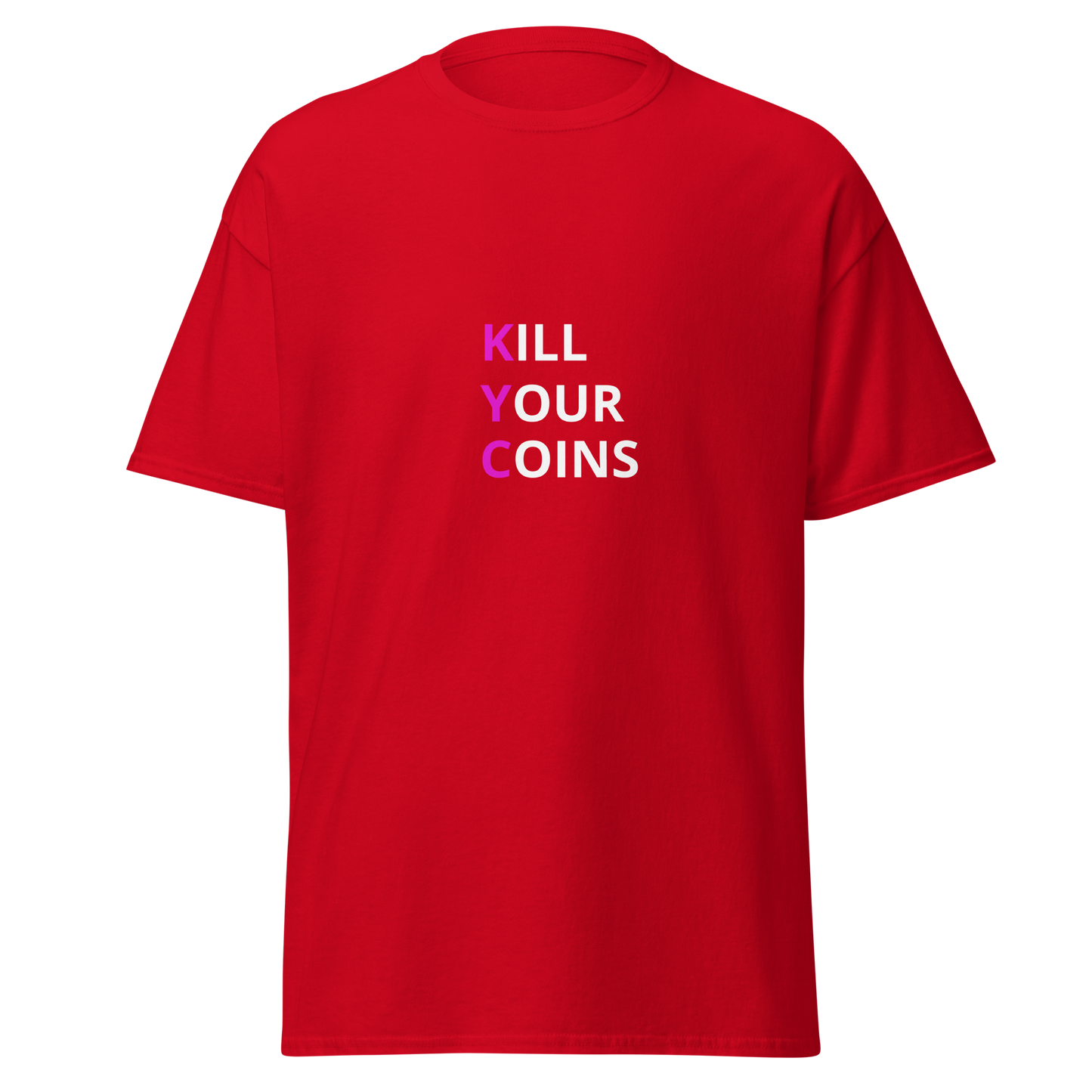 "Say No to KYC" – Lightweight Cotton T-Shirt