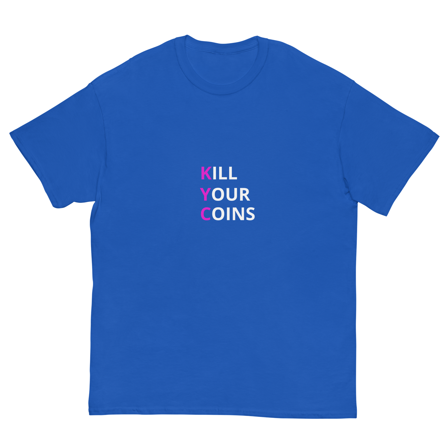 "Say No to KYC" – Lightweight Cotton T-Shirt