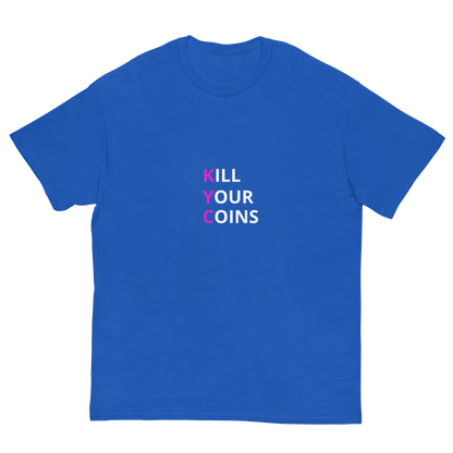 "Say No to KYC" – Lightweight Cotton T-Shirt