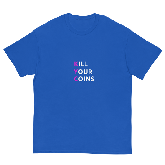 "Say No to KYC" – Lightweight Cotton T-Shirt