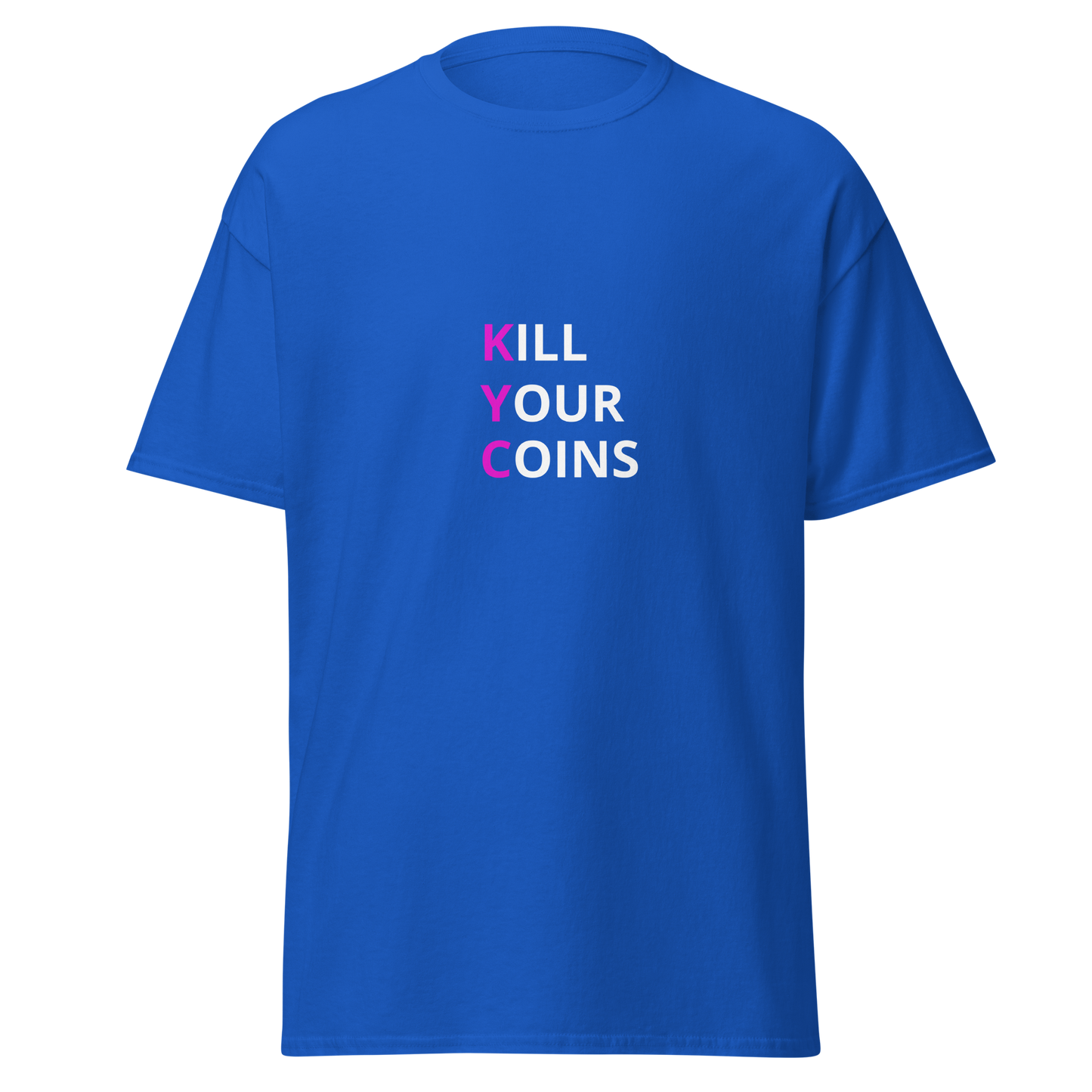 "Say No to KYC" – Lightweight Cotton T-Shirt