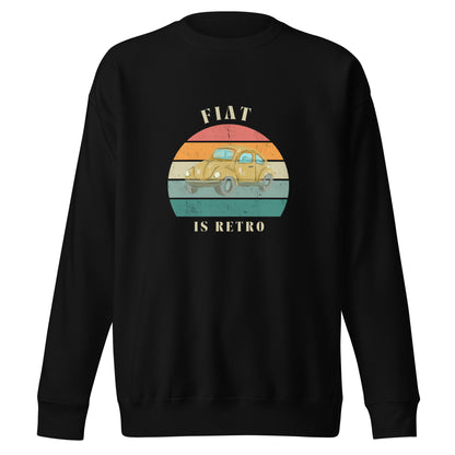 Retro Edition "Fiat Is Retro" – Classic Fleece Sweatshirt