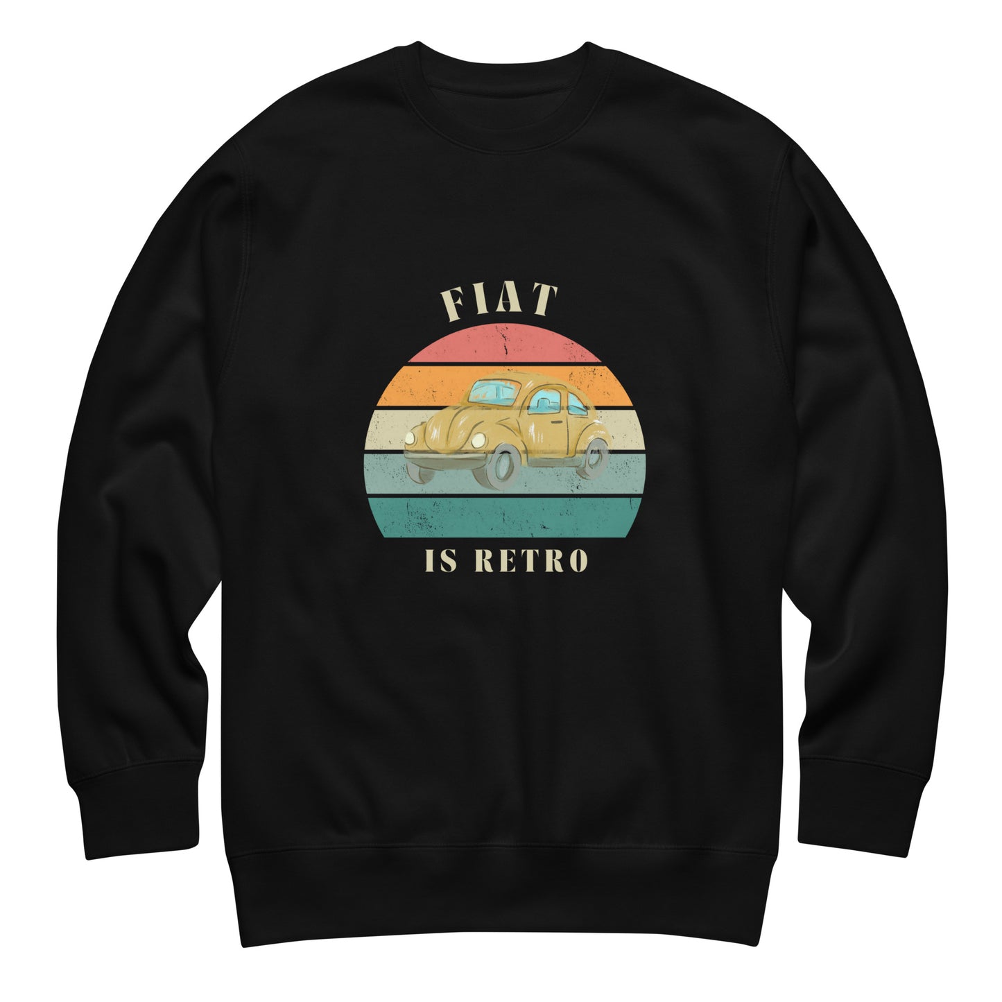Retro Edition "Fiat Is Retro" – Classic Fleece Sweatshirt
