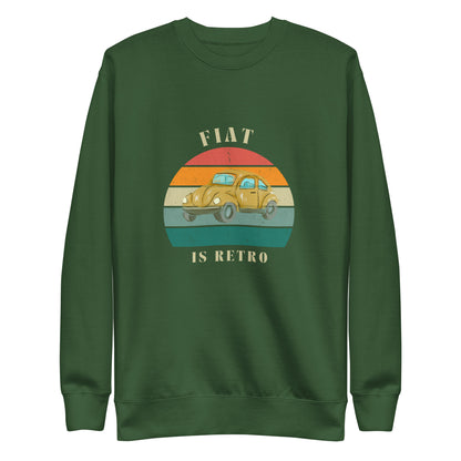 Retro Edition "Fiat Is Retro" – Classic Fleece Sweatshirt