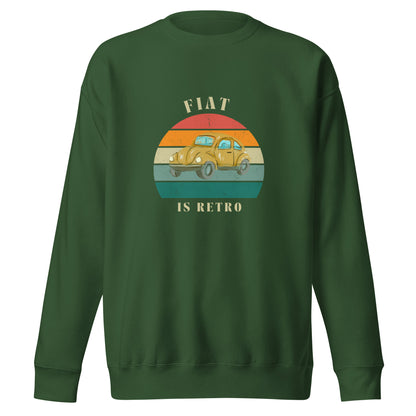 Retro Edition "Fiat Is Retro" – Classic Fleece Sweatshirt