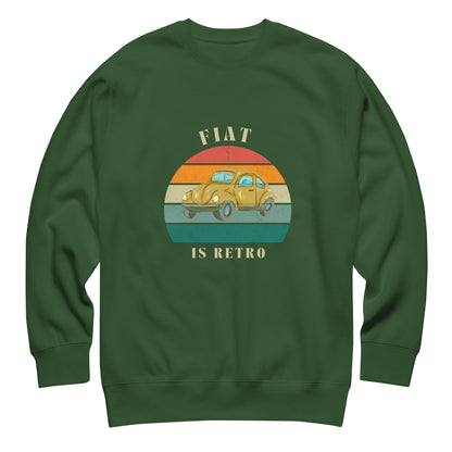 Retro Edition "Fiat Is Retro" – Classic Fleece Sweatshirt