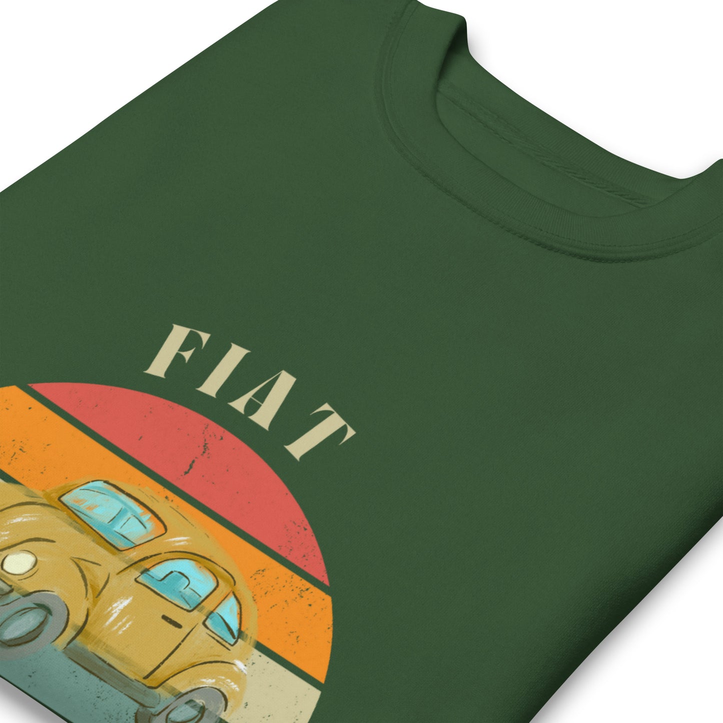 Retro Edition "Fiat Is Retro" – Classic Fleece Sweatshirt