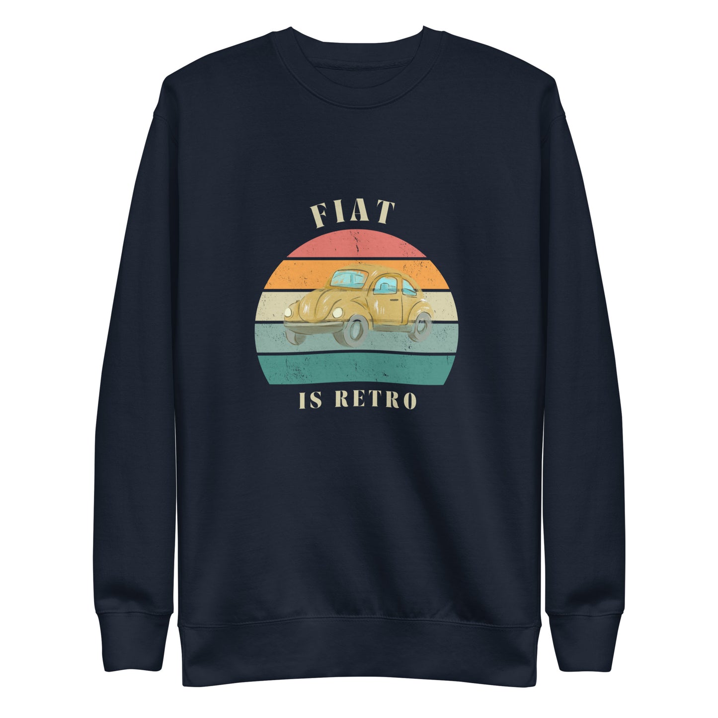 Retro Edition "Fiat Is Retro" – Classic Fleece Sweatshirt