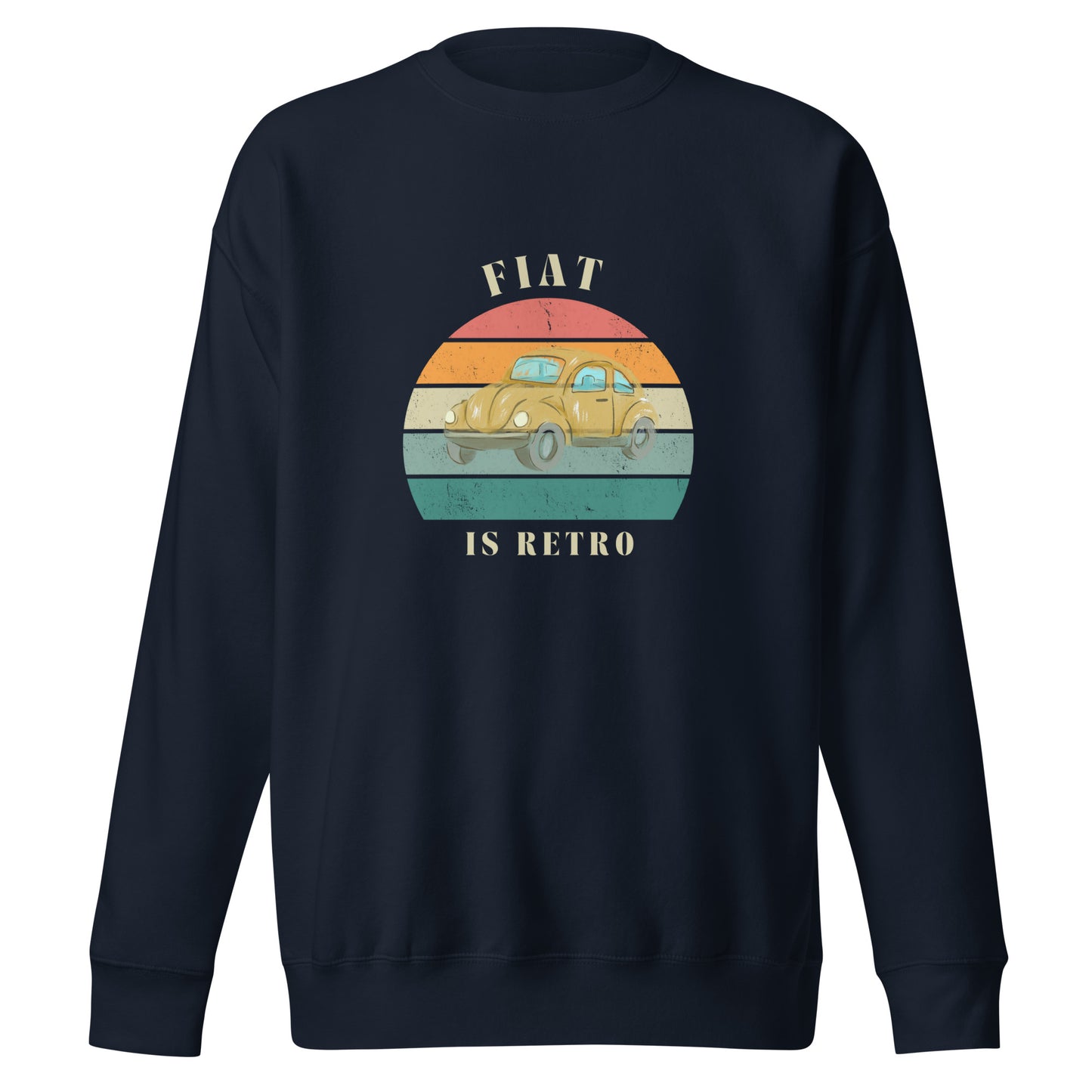 Retro Edition "Fiat Is Retro" – Classic Fleece Sweatshirt