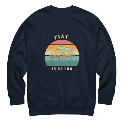 Retro Edition "Fiat Is Retro" – Classic Fleece Sweatshirt