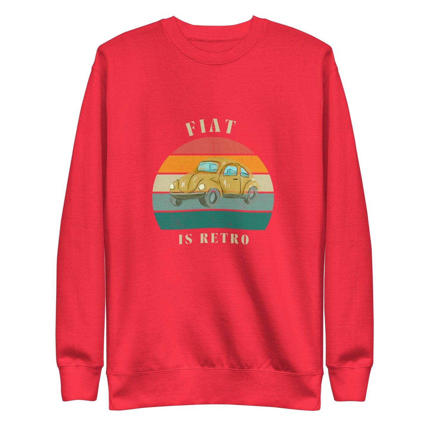 Retro Edition "Fiat Is Retro" – Classic Fleece Sweatshirt
