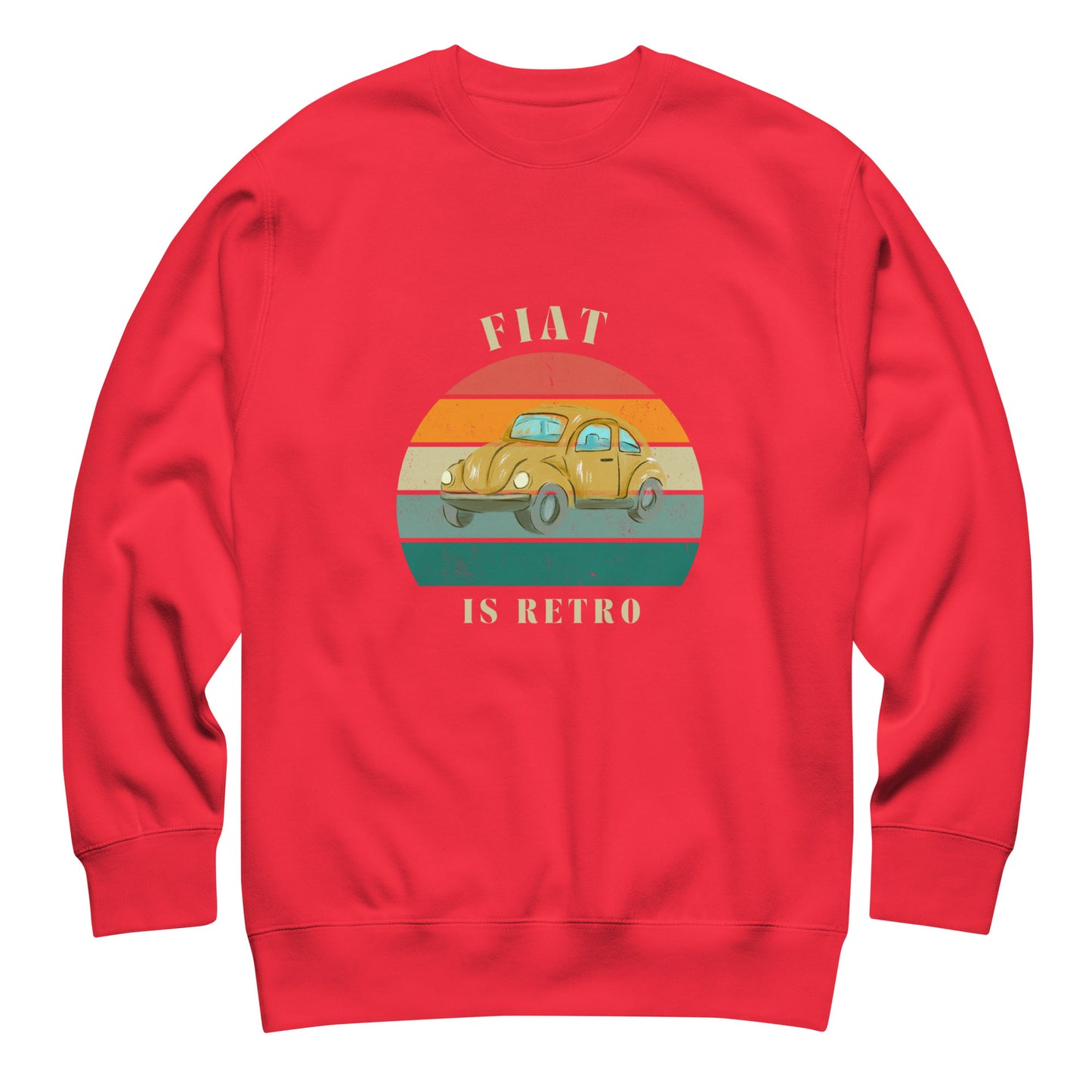 Retro Edition "Fiat Is Retro" – Classic Fleece Sweatshirt