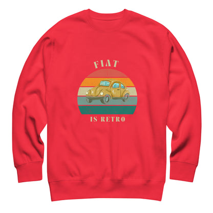 Retro Edition "Fiat Is Retro" – Classic Fleece Sweatshirt