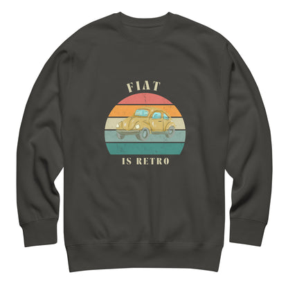 Retro Edition "Fiat Is Retro" – Classic Fleece Sweatshirt