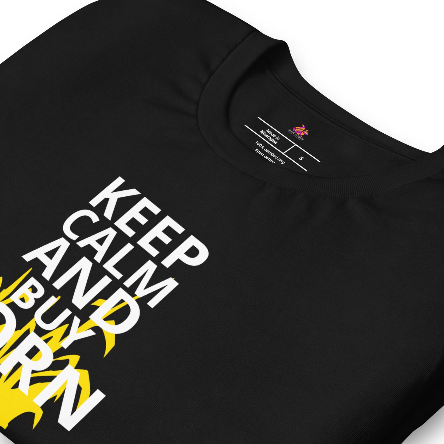 Keep Calm and Buy Corn – Classic Cotton T-Shirt