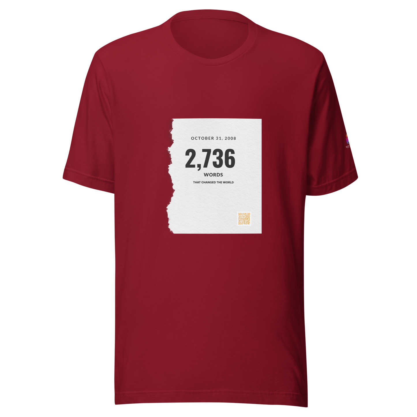 "Bitcoin White Paper" – Cotton T-Shirt