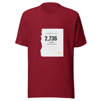 "Bitcoin White Paper" – Cotton T-Shirt