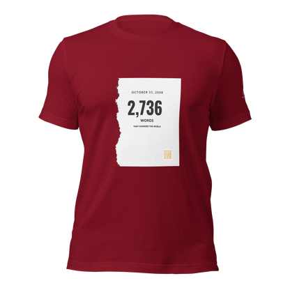 "Bitcoin White Paper" – Cotton T-Shirt