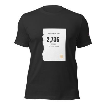 "Bitcoin White Paper" – Cotton T-Shirt