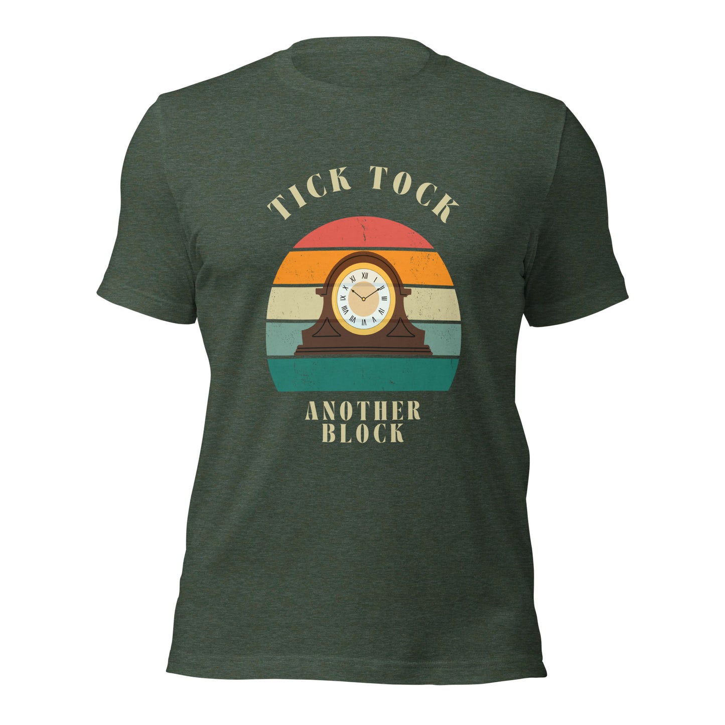 "Tick Tock, Another Block" – Classic Cotton T-Shirt