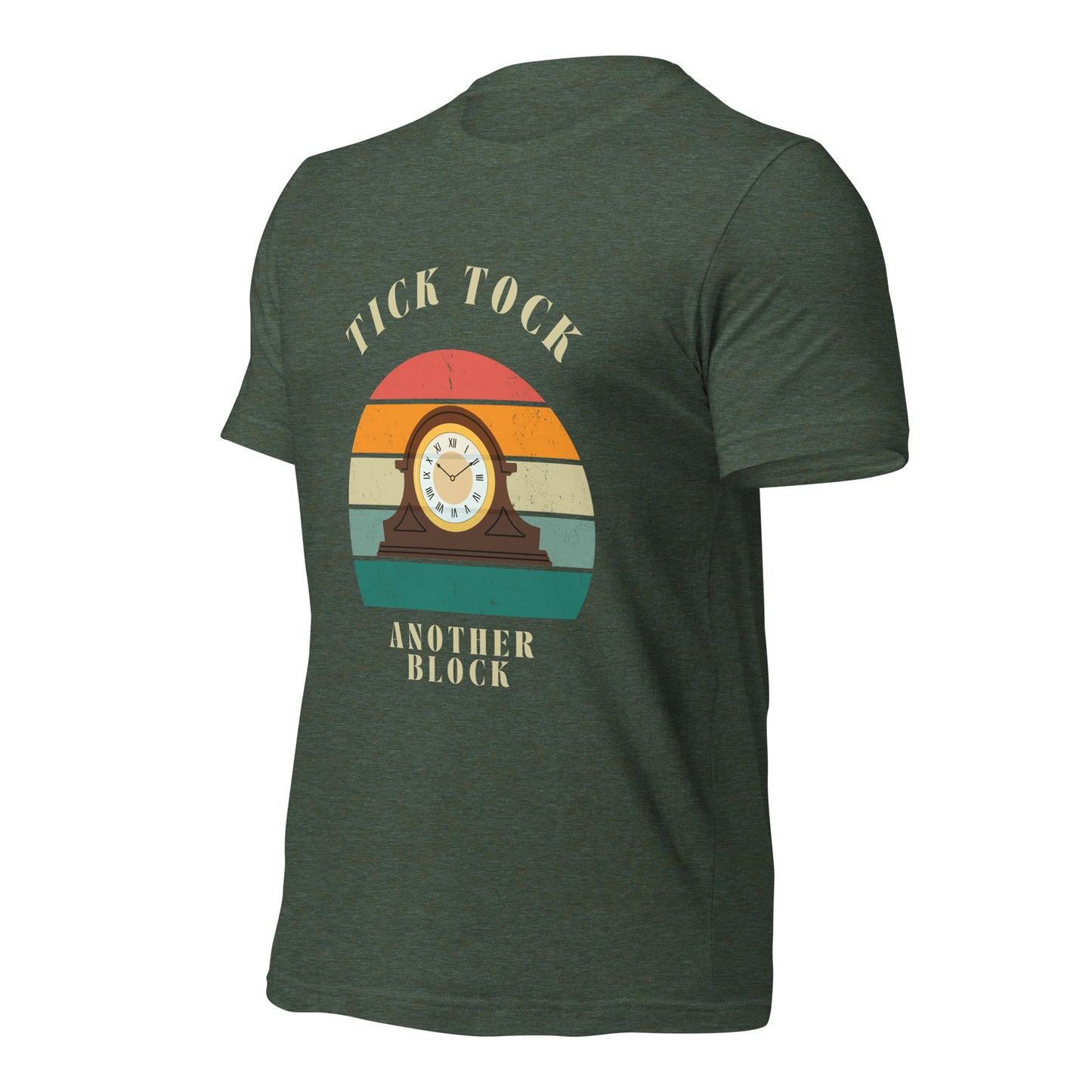"Tick Tock, Another Block" – Classic Cotton T-Shirt