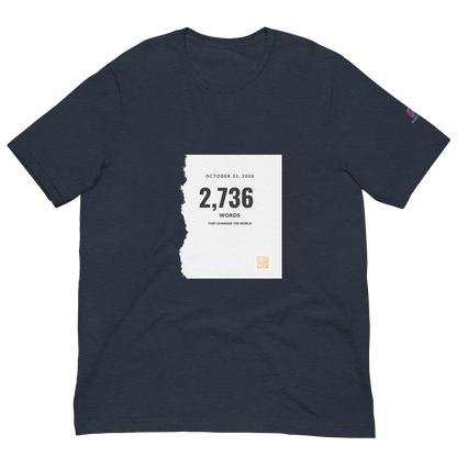 "Bitcoin White Paper" – Cotton T-Shirt