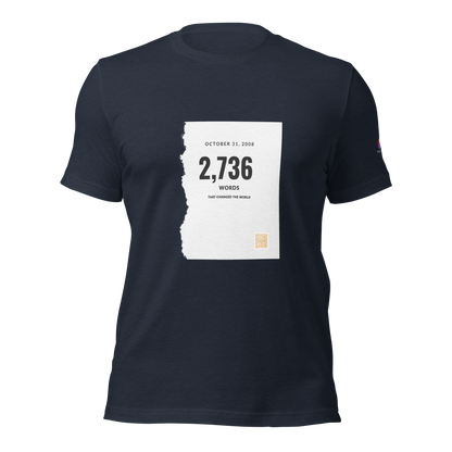 "Bitcoin White Paper" – Cotton T-Shirt